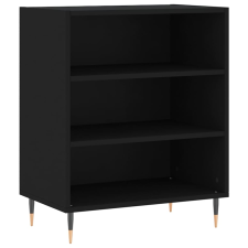 vidaXL fekete szerelt fa tálalószekrény 57 x 35 x 70 cm (827125) bútor