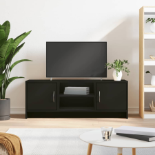 vidaXL fekete szerelt fa TV-szekrény 102x30x37,5 cm bútor