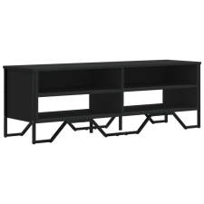 vidaXL fekete szerelt fa TV-szekrény 122 x 34 x 41 cm (848569) bútor