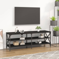 vidaXL fekete szerelt fa TV-szekrény 140 x 40 x 50 cm bútor