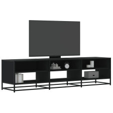 vidaXL fekete szerelt fa TV-szekrény 180 x 40 x 46 cm bútor