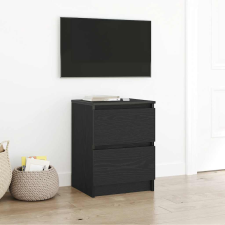 vidaXL fekete szerelt fa TV-szekrény 40x35x54 cm bútor