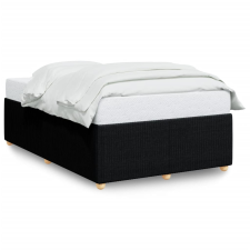 vidaXL fekete szövet ágykeret 120 x 190 cm (3284923) ágy és ágykellék