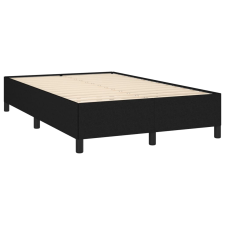 vidaXL fekete szövet ágykeret 120 x 190 cm (379510) ágy és ágykellék
