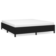 vidaXL fekete szövet ágykeret 180 x 200 cm (347084) ágy és ágykellék