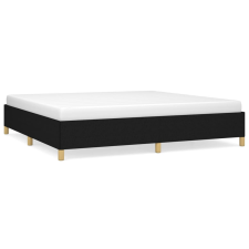 vidaXL fekete szövet ágykeret 200x200 cm (347191) ágy és ágykellék