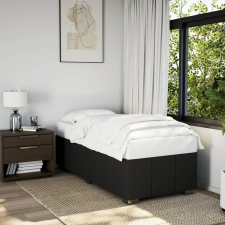 vidaXL fekete szövet ágykeret 80 x 200 cm ágy és ágykellék