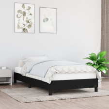 vidaXL Fekete szövet ágykeret 80 x 200 cm ágy és ágykellék