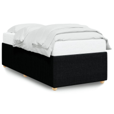 vidaXL fekete szövet ágykeret 90 x 200 cm (3284909) ágy és ágykellék