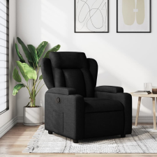 vidaXL fekete szövet dönthető fotel bútor