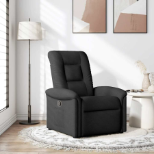 vidaXL fekete szövet dönthető fotel bútor