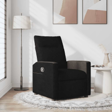 vidaXL fekete szövet dönthető fotel bútor