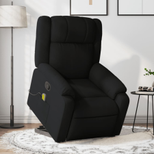 vidaXL fekete szövet dönthető masszázs- és állófotel masszázsfotel