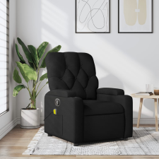 vidaXL fekete szövet dönthető masszázsfotel masszázsfotel