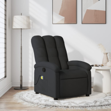 vidaXL fekete szövet dönthető masszázsfotel masszázsfotel