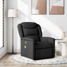 vidaXL fekete szövet dönthető masszázsfotel masszázsfotel
