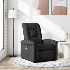 vidaXL fekete szövet dönthető masszázsfotel masszázsfotel