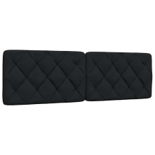 vidaXL fekete szövet fejtámla párna 160 cm ágy és ágykellék