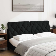 vidaXL fekete szövet fejtámla párna 160 cm (4019228) ágy és ágykellék