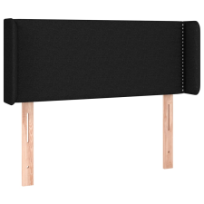 vidaXL fekete szövet fejtámla szárnyakkal 103x16x78/88 cm (3118620) ágy és ágykellék
