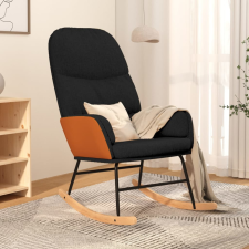 vidaXL fekete szövet hintaszék bútor