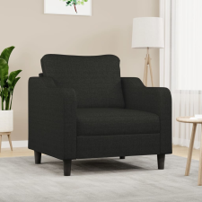 vidaXL Fekete szövet kanapéfotel 60 cm bútor