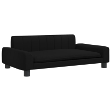 vidaXL fekete szövet kutyaágy 90 x 53 x 30 cm (171851) szállítóbox, fekhely kutyáknak