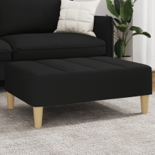 vidaXL fekete szövet lábzsámoly 77x55x31 cm bútor