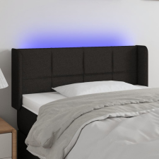 vidaXL fekete szövet LED-es fejtámla 103 x 16 x 78/88 cm ágy és ágykellék