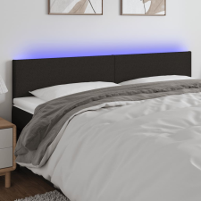 vidaXL fekete szövet LED-es fejtámla 180x5x78/88 cm ágy és ágykellék
