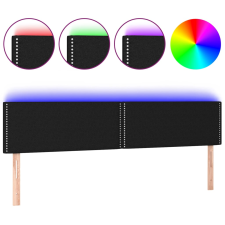 vidaXL fekete szövet LED-es fejtámla 180x5x78/88 cm (3121488) ágy és ágykellék
