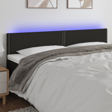 vidaXL fekete szövet LED-es fejtámla 200x5x78/88 cm ágy és ágykellék