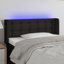 vidaXL fekete szövet LED-es fejtámla 93 x 16 x 78/88 cm ágy és ágykellék