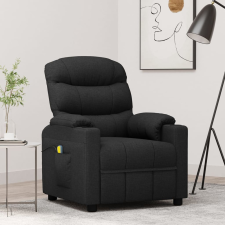vidaXL fekete szövet masszázsfotel masszázsfotel