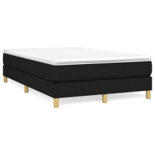 vidaXL fekete szövet rugós ágy matraccal 120 x 190 cm ágy és ágykellék
