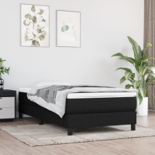 vidaXL Fekete szövet zsebrugós ágymatrac 80 x 200 x 20 cm ágy és ágykellék