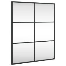 vidaXL fekete téglalap alakú vas fali tükör 50 x 60 cm (358647) bútor