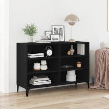 vidaXL Fekete tölgy büfé 103,5x35x70 cm Műnyag bútor