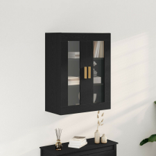 vidaXL Fekete Tölgy Faliszekrény - 69.5x34x90 cm bútor