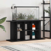 vidaXL fekete tölgy szerelt fa akváriumi állvány 120x40x60 cm