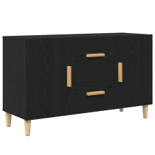 vidaXL fekete tölgy szerelt fa tálalószekrény 100 x 36 x 60 cm (862094) bútor