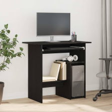 vidaXL Fekete tölgy színű szerelt fa íróasztal 80 x 45 x 74 cm íróasztal