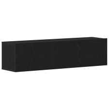 vidaXL fekete tölgy színű szerelt fa TV-szekrény 120x30x30,5 cm (862011) bútor