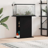 vidaXL fekete tölgyfa akváriumállvány 75 x 36 x 72,5 cm