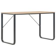 vidaXL fekete-tölgyszínű számítógépasztal 120 x 60 x 73 cm (20252) bútor