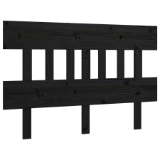 vidaXL fekete tömör fenyőfa ágyfejtámla 163,5x3x81 cm (819134) ágy és ágykellék