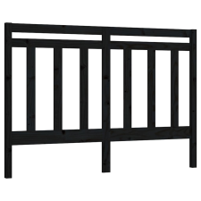 vidaXL fekete tömör fenyőfa ágyfejtámla 166 x 4 x 100 cm (817804) ágy és ágykellék