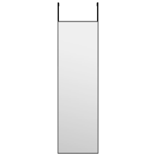vidaXL fekete üveg és alumínium ajtótükör 30x100 cm (327405) bútor