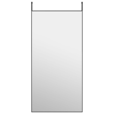 vidaXL fekete üveg és alumínium ajtótükör 50x100 cm (327411) bútor