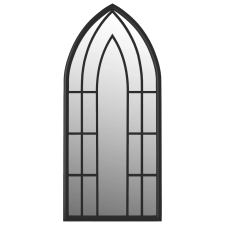 vidaXL fekete vas tükör beltéri használatra 100 x 45 cm (3093524) bútor